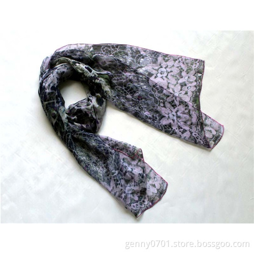 Polyester printing scarf